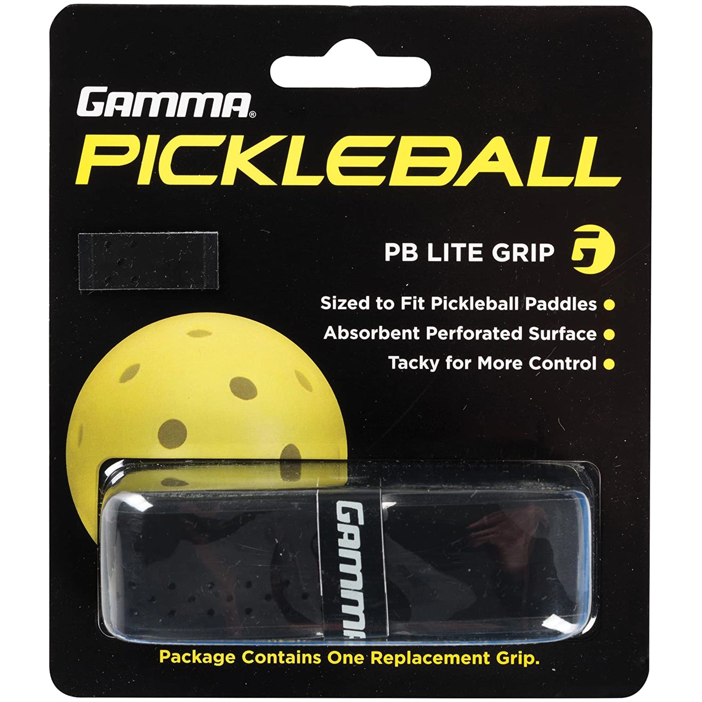 Gamma Pickleball Lite Replacement Grip - Black