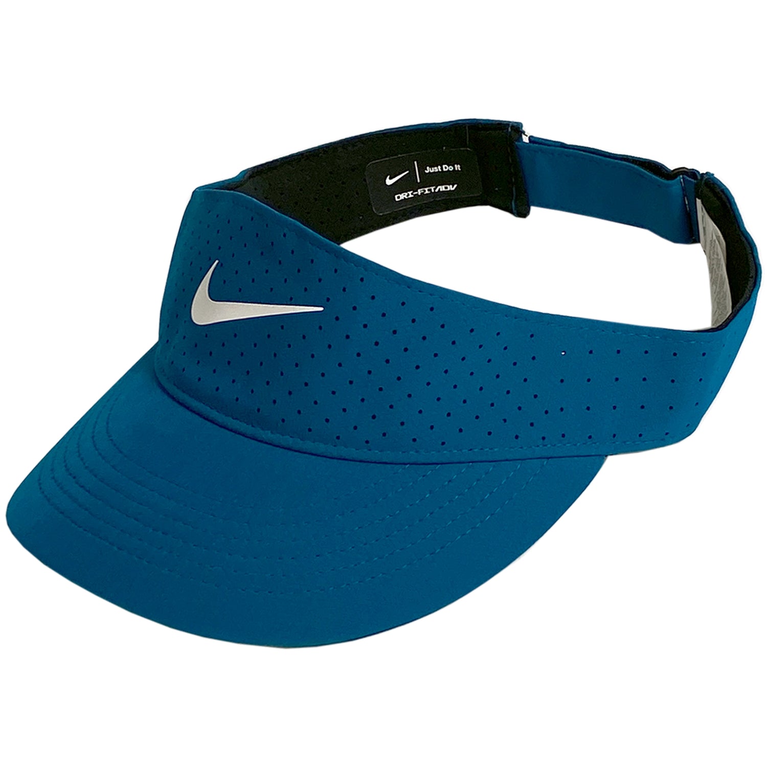 Nike Women’s Aerobill Dri-Fit ADV Run Adjustable Visor Breathable White