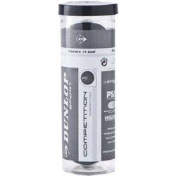 Dunlop balles squash comp. simple point jaune (3 balles)