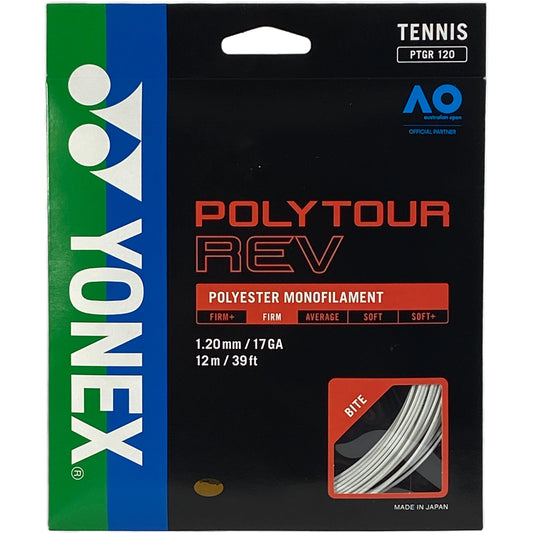 Yonex Polytour REV 120 White