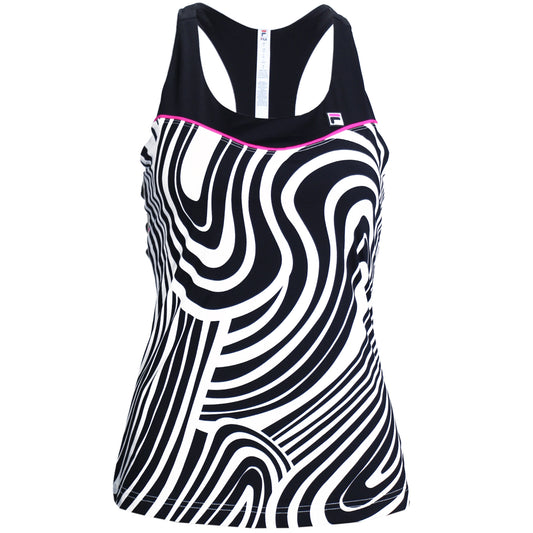Fila camisole à dos nageur imprimée IW23 Tie Breaker pour femme TW31D958-019
