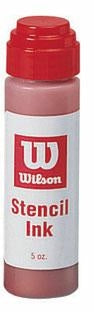 Wilson Stencil Ink Red