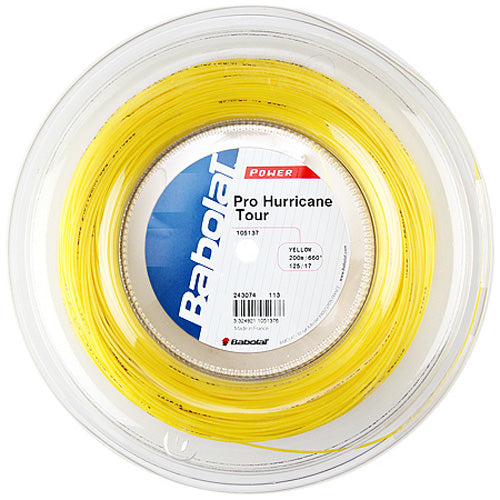 Babolat reel Pro Hurricane Tour 125/17 Yellow (200M)
