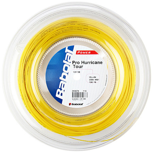 Babolat reel Pro Hurricane Tour 130/16 Yellow (200M)
