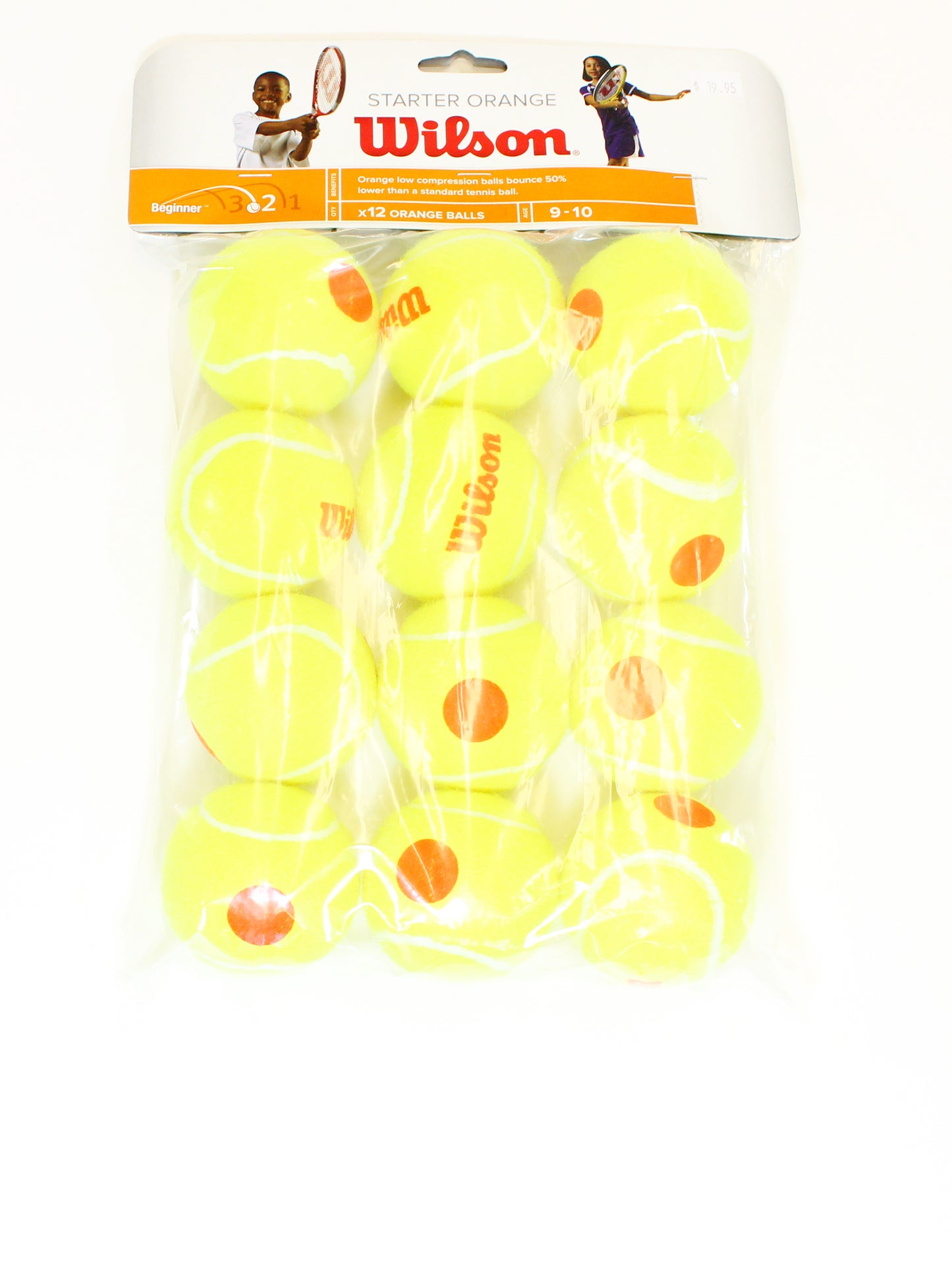 Wilson balls Starter Game Orange (packet of 12)