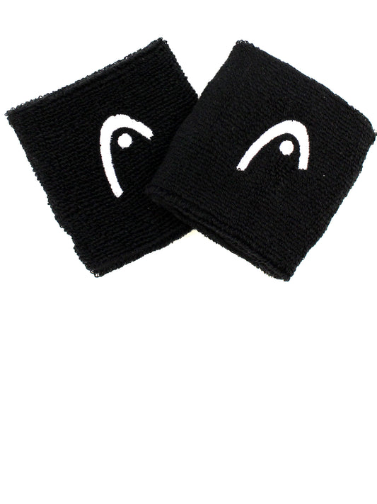 Head wristbands 2.5" black (2)