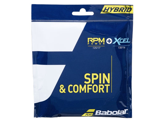 Babolat RPM Power 125/17 + Xcel 130/16 Naturel