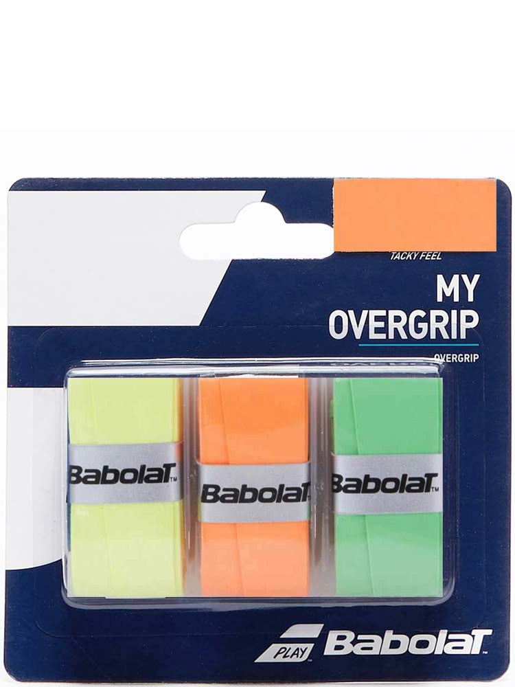 Babolat MY Overgrip (3) Yellow/Orange/Green