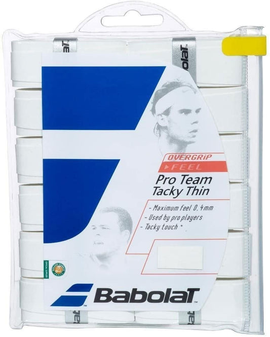 Babolat overgrip Pro Team Tacky Thin (12) White