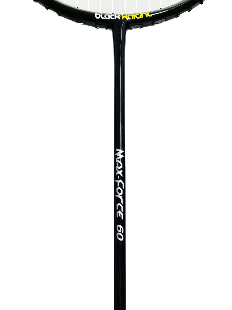 Black Knight Max-Force 60 Strung Black - Tenniszon