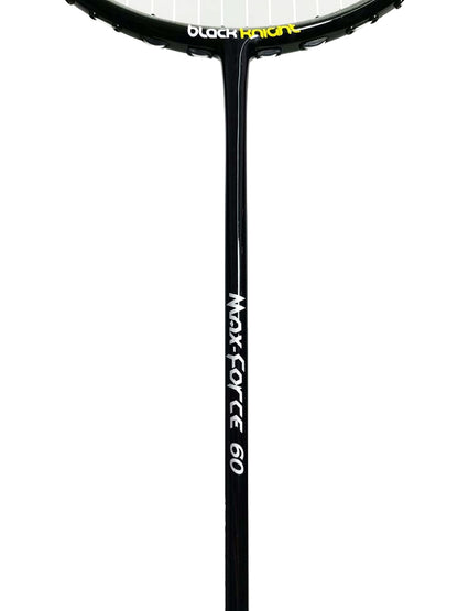 Black Knight Max-Force 60 Strung Black - Tenniszon