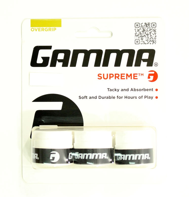 Gamma overgrip Supreme White 3PK
