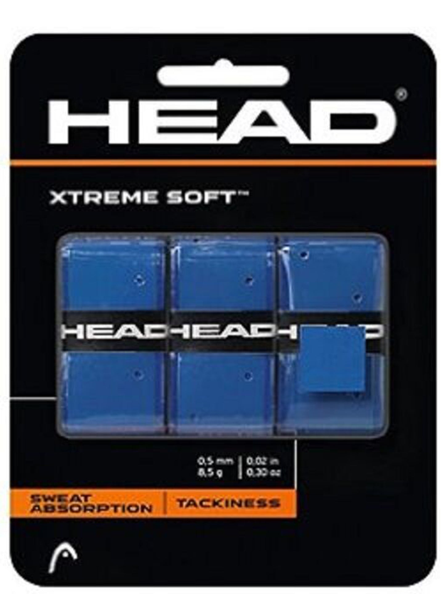 Head overgrip Xtreme Soft Blue 3PK