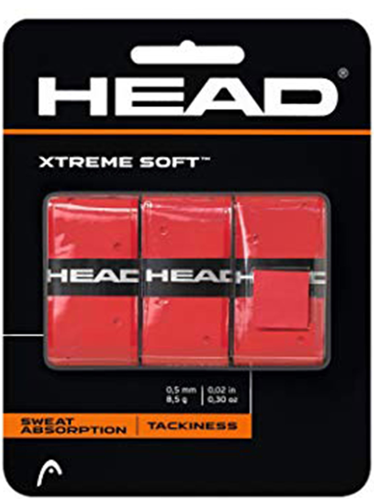 Head overgrip Xtreme Soft Red 3PK