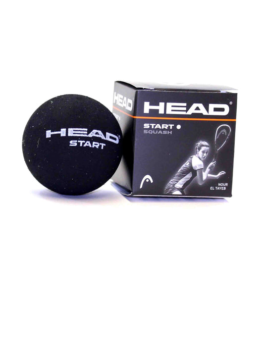 Head balles squash start simple point blanc (unité)