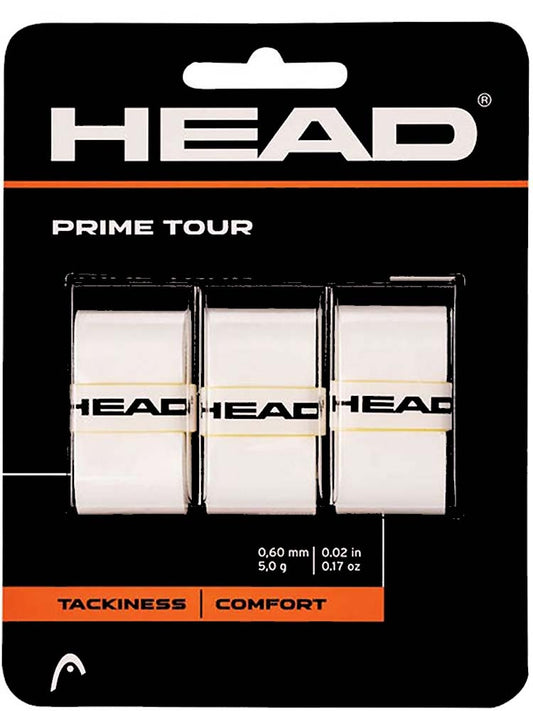 Head overgrip Prime Tour Blanc 3/pqt