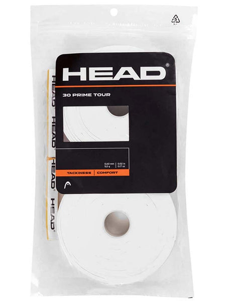 Head overgrip Xtreme Soft White 30PK