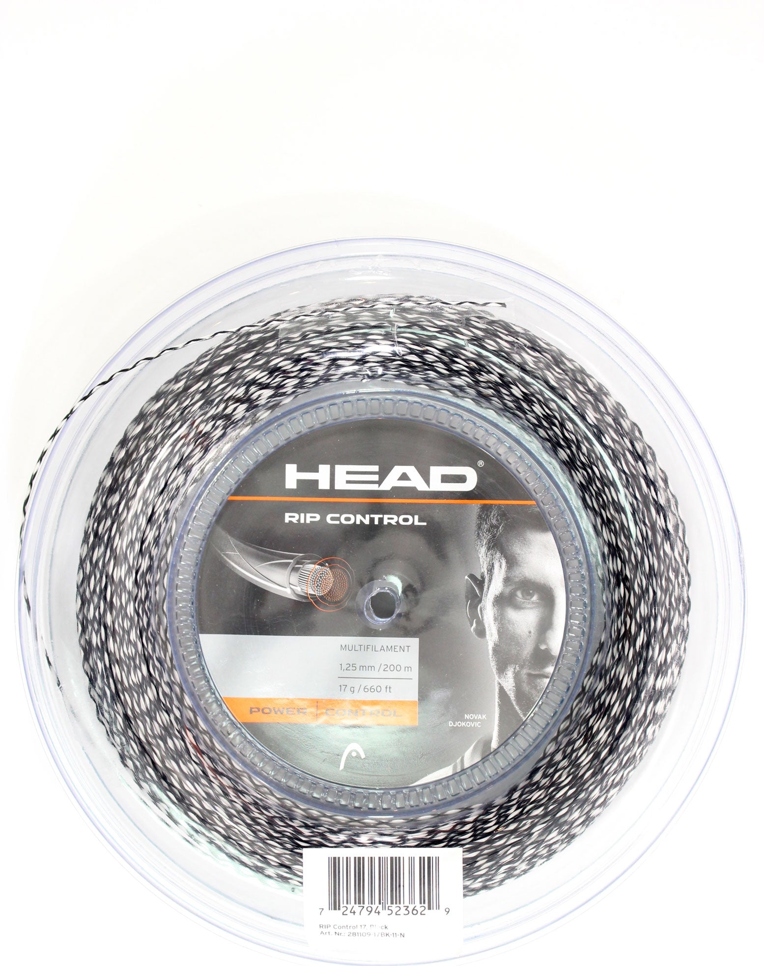 Head Reel RIP control 17 Black (220m) – Tenniszon