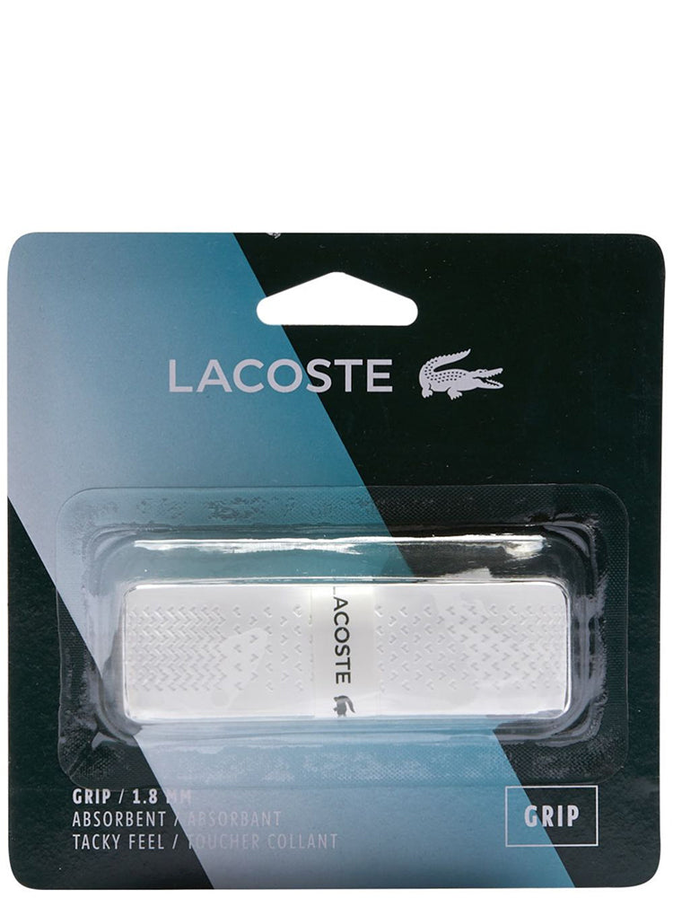 Lacoste Racket Handle Lacoste Replacement Grip (1) White | Tenniszon