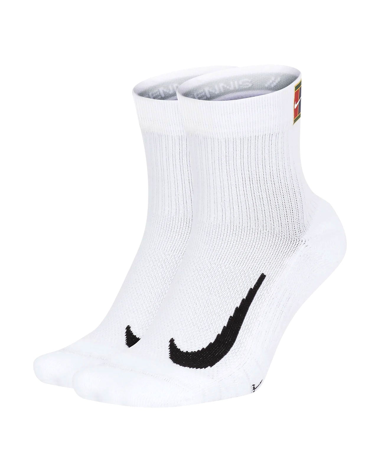 Nike Court Multiplier Max Ankle Socks CU1309 (2 pairs) White - Tenniszon