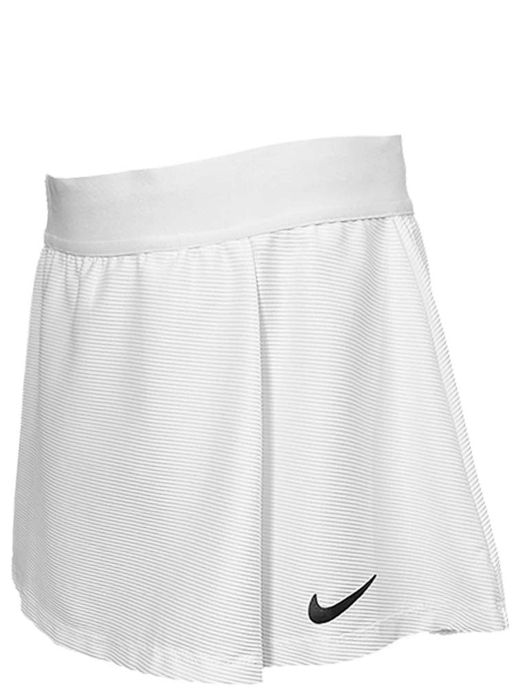 Nike Girl's Court Victory Skirt CV7575-100 White/Black - Tenniszon