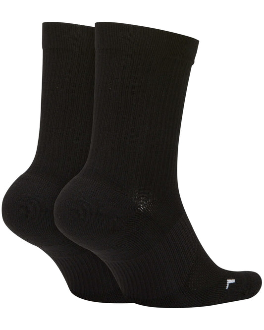 Nike Court Multiplier Cushioned Crew Socks SK0118 (2 pairs) Black - Tenniszon