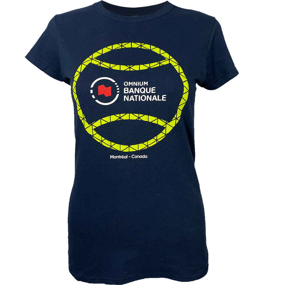 Omnium Banque Nationale - T-Shirt Femme Bleu