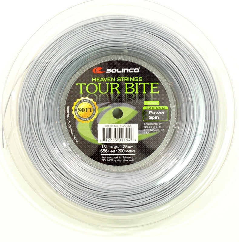 Solinco reel Tour Bite Soft 16L Silver (200M)