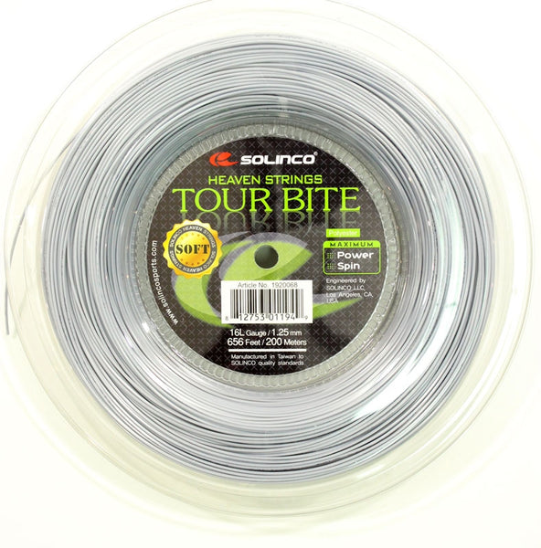 Solinco reel Tour Bite Soft 16L Silver (200M)