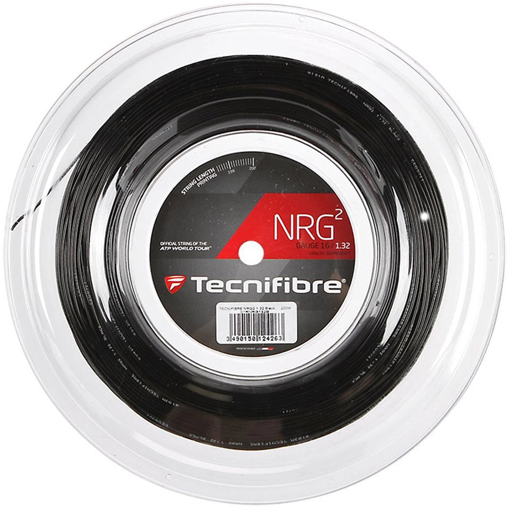Tecnifibre reel NRG² 132/16 Black (200M)