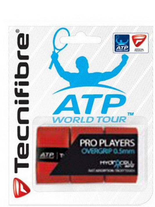 Tecnifibre overgrip ATP Pro Players (3) Rouge
