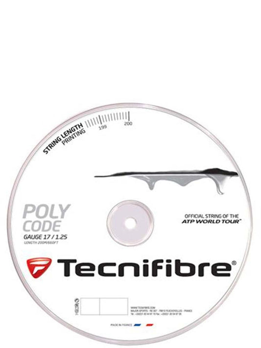 Tecnifibre reel PolyCode 125/17 Silver (200M)