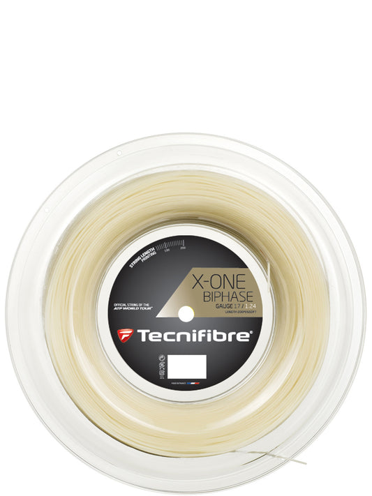 Tecnifibre roulette X-One Biphase 124/17 Naturel (200M)