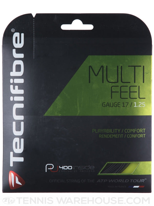 Tecnifibre MultiFeel 125/17 Black - Tenniszon
