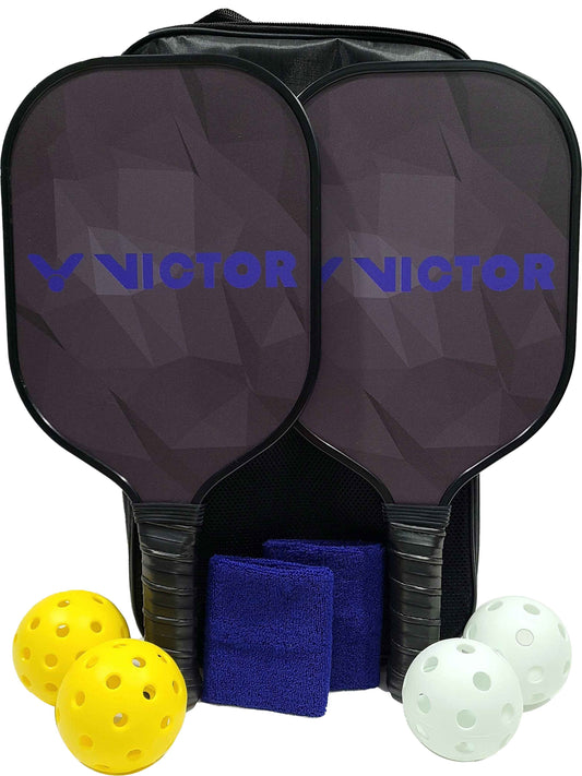 Victor Pickleball Graphite Racket & Ball Set