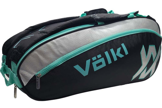 Volkl Tour Combi Bag x6 Black/Turquoise/Silver
