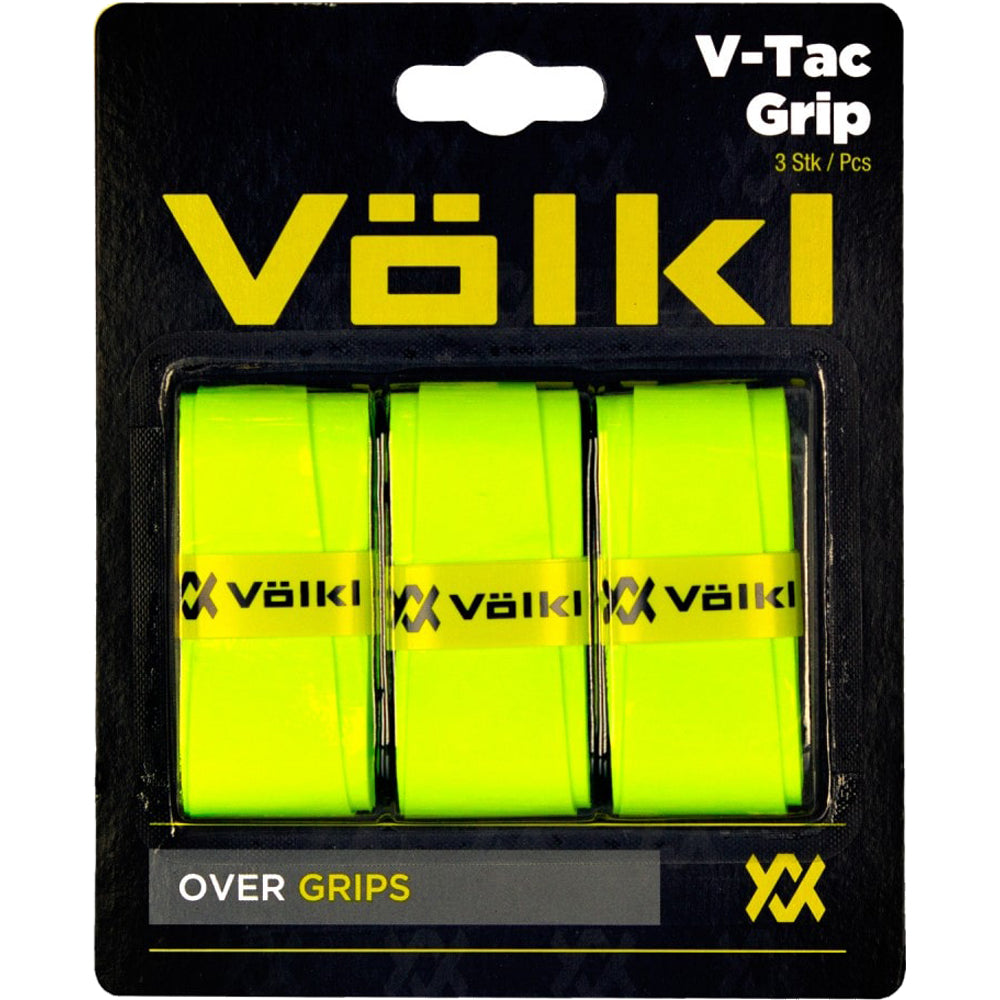 Volkl V-Tac overgrip (3) Jaune Fluo