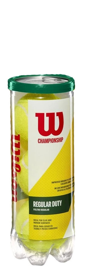 Wilson balles Championship REGULAR DUTY (tube de 3)
