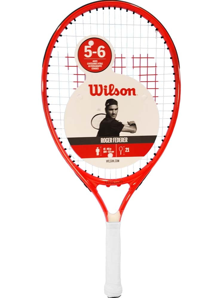 Wilson Federer Junior 21 Strung Red (WR054110)