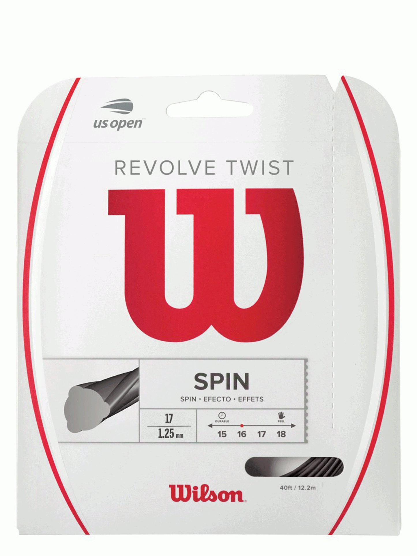 Wilson Revolve Twist 125/17 Gris