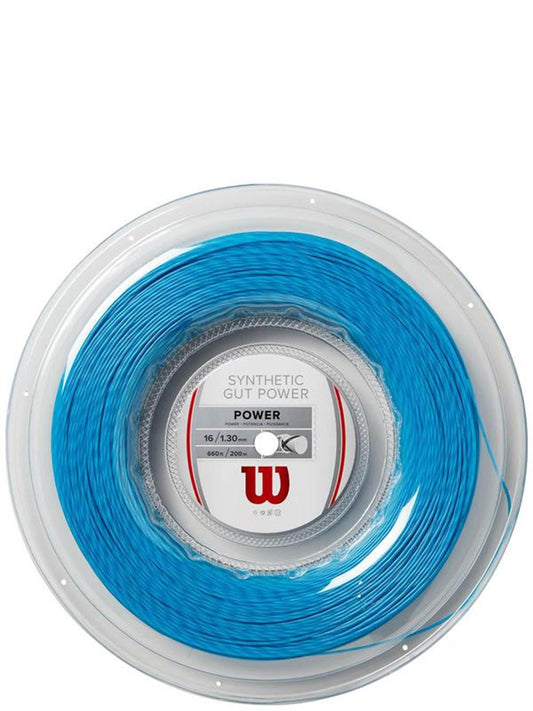 Wilson roulette Synthetic Gut Power 130/16 Bleu (200M)