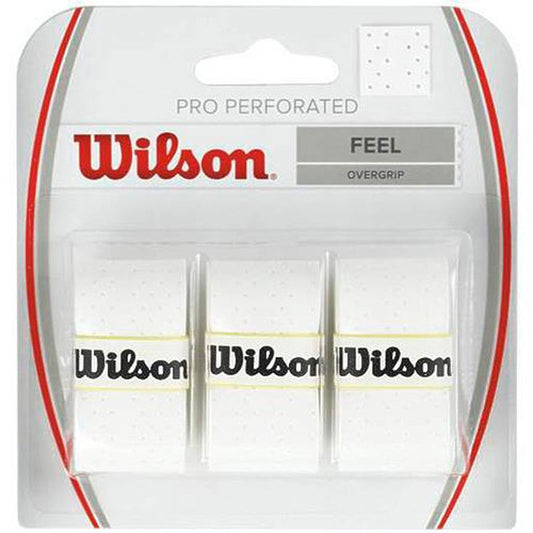 Wilson Pro Perforated Overgrip (3) Blanc