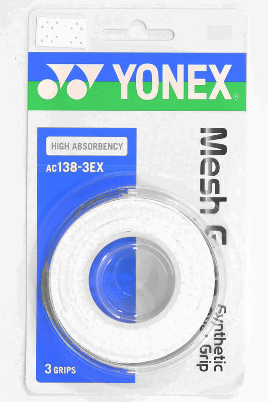Yonex AC138 Mesh Grap (3) Blanc 