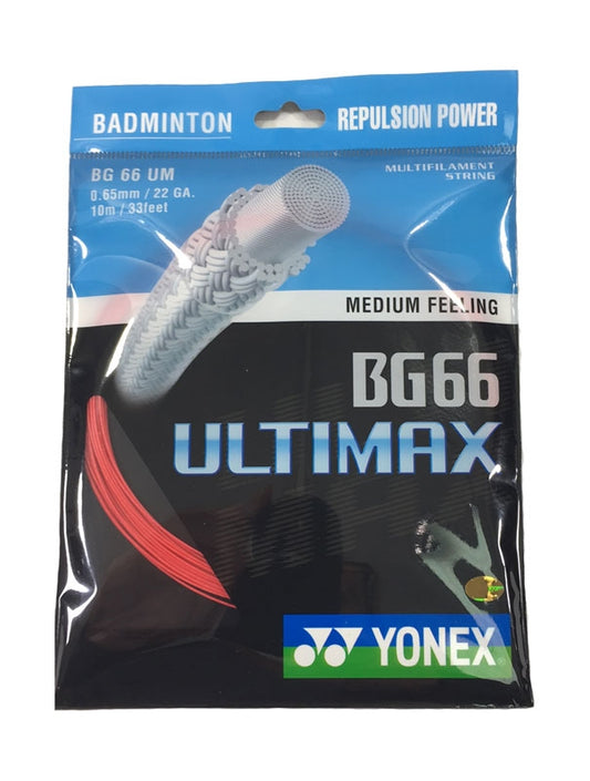 Yonex BG66 Ultimax 10m Rouge