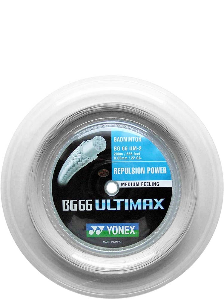 Yonex roulette BG66 Ultimax Blanc (200M)