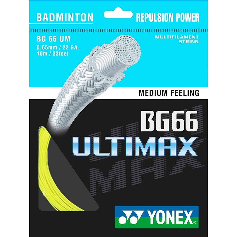 Yonex BG66 Ultimax 10m Jaune