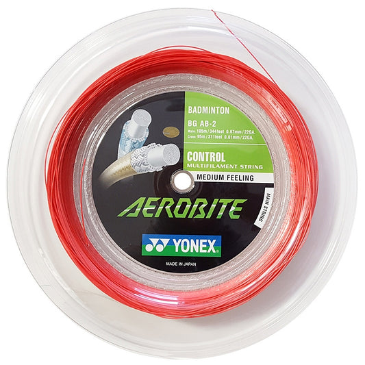 Yonex roulette Aerobite Blanc/Rouge (200M)